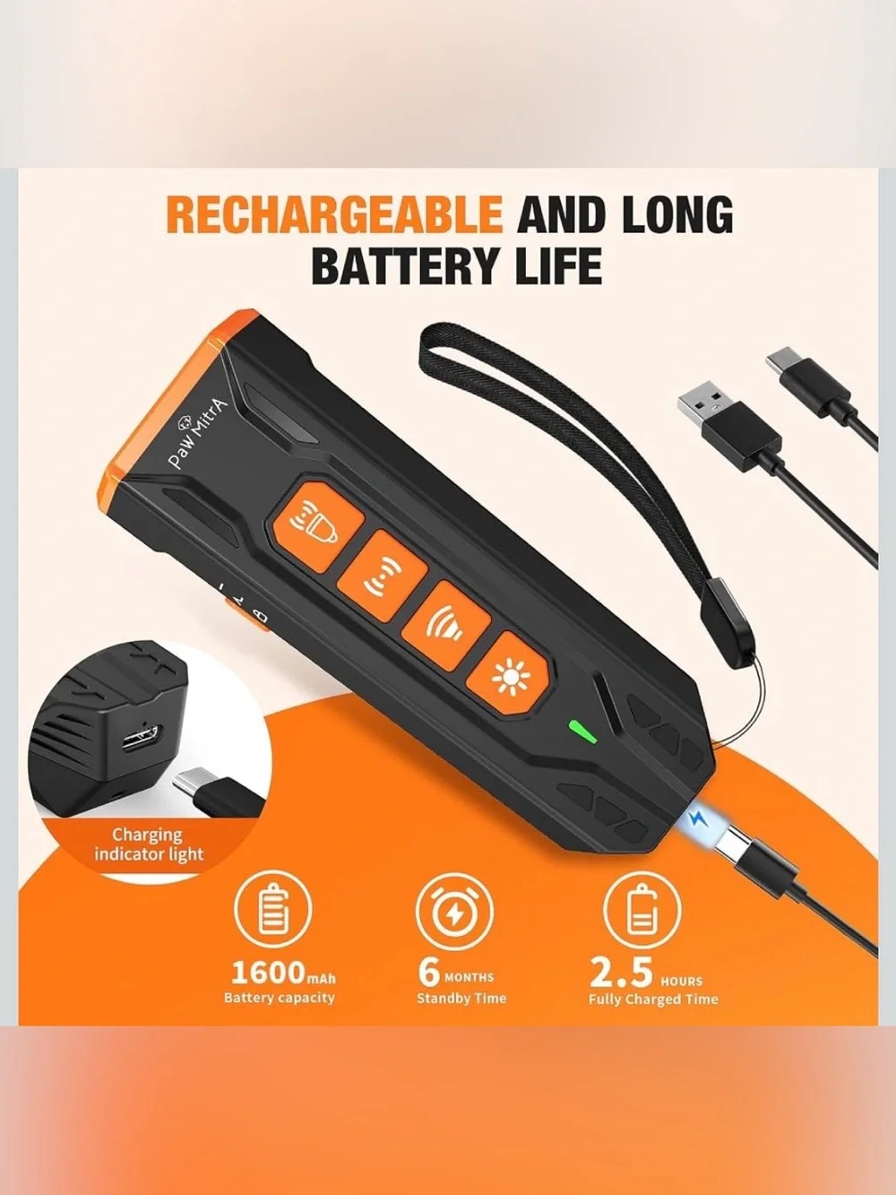 2026 Dog Bark Deterrent Device | Rechargeable Ultrasonic Anti-Barking Trainer wi